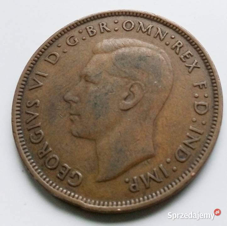 WIELKA BRYTANIAONE PENNY1945 r Legionowo