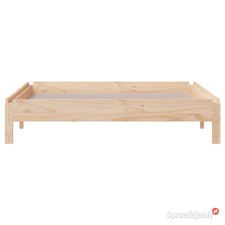 Łóżko sztaplowane lite drewno sosnowe 100x200 22cm Warszawa sprzedam