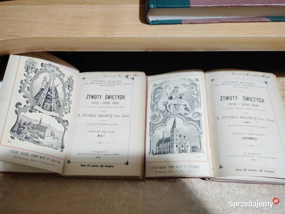 ŻYWOTY ŚWIĘTYCH T112 P SKARGA Kraków 18912 Iwno sprzedam