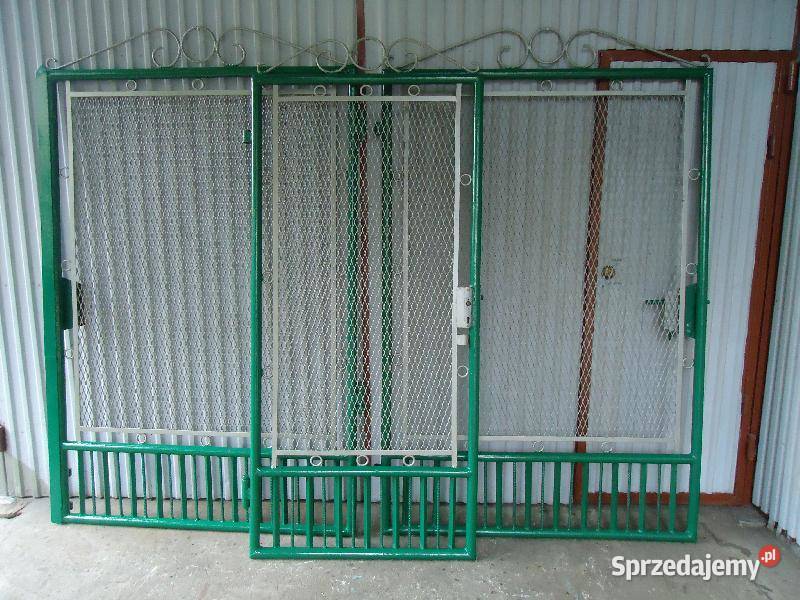 Brama na posesje 3 szkrzydła stalowa używana Nowy Sącz