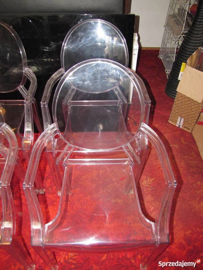 Kartell zestaw 2 krzesło Louis Ghost Bielsko-Biała