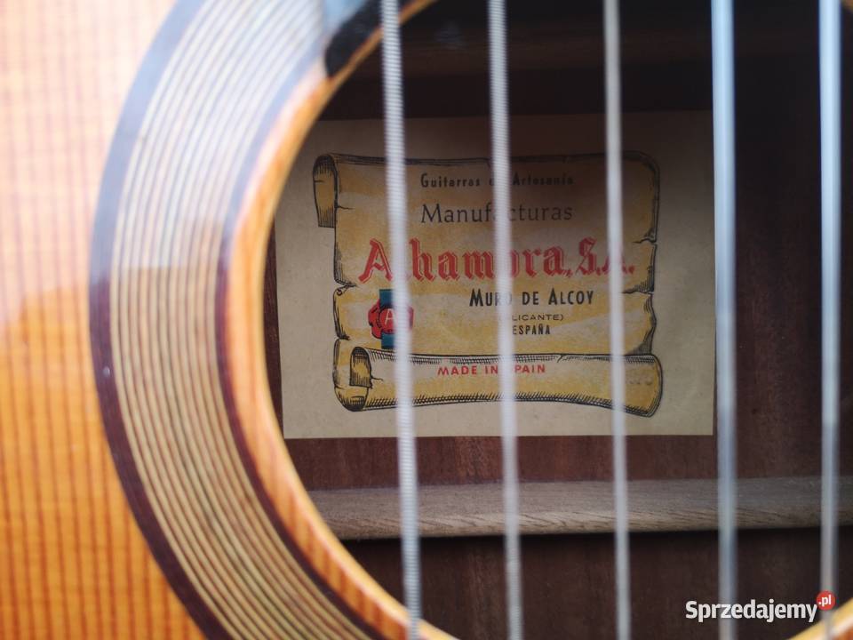 Gitara hiszpańska klasyczna Alhambra Muro de Aleksandrów Łódzki