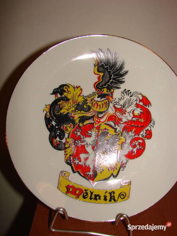 Bohemia porcelanowy talerz Melnik Pruszcz Gdański