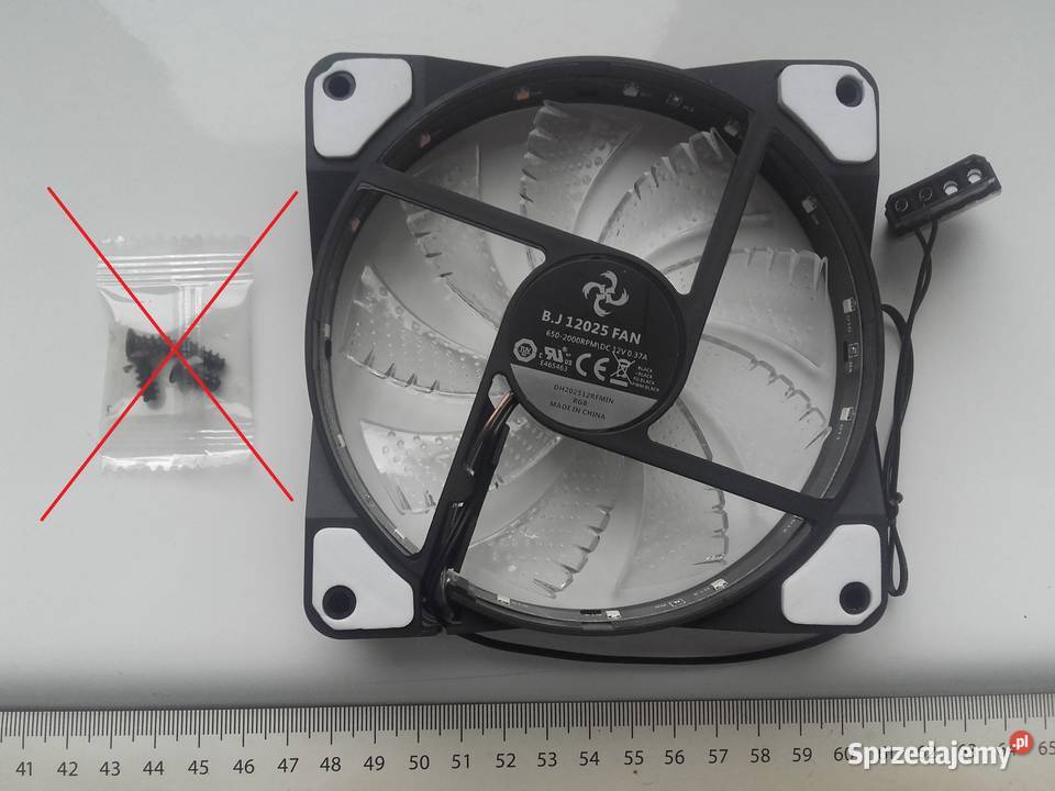 Wentylator 120mm PC z RGB podświetlany chłodzenie Bydgoszcz