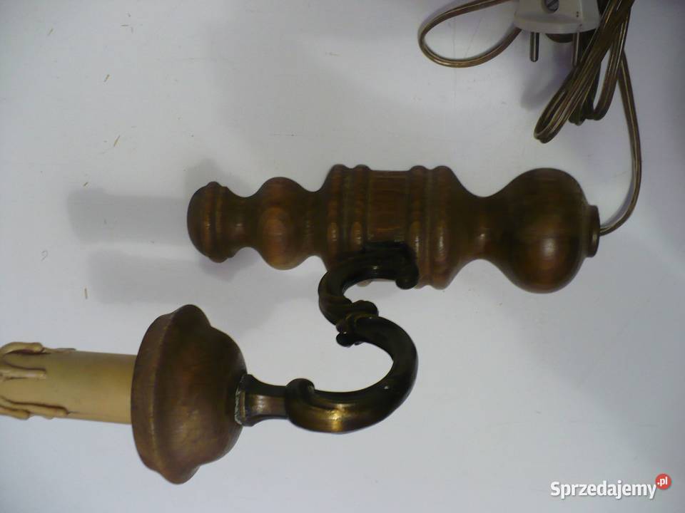 Kinkiet drewniany podlaskie Białystok sprzedam