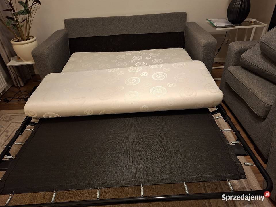 Sofa rozkładana z fotelem Sofy i kanapy zachodniopomorskie Szczecin sprzedam