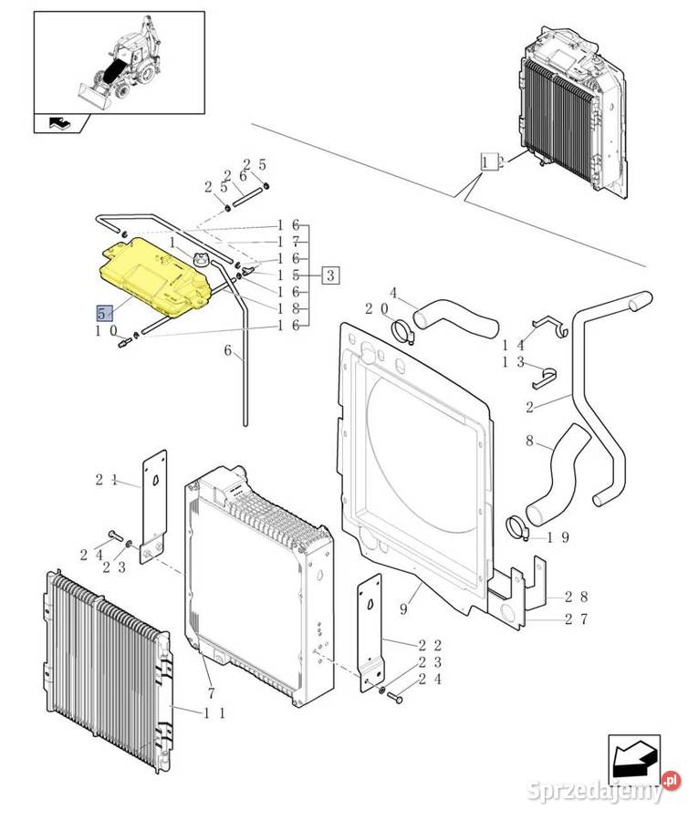 Zbiornik wyrównawczy płynu chłodzącego Holland Układ chłodzenia Białystok