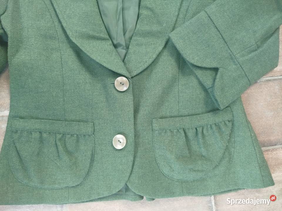 Zielony żakiecik Orsay