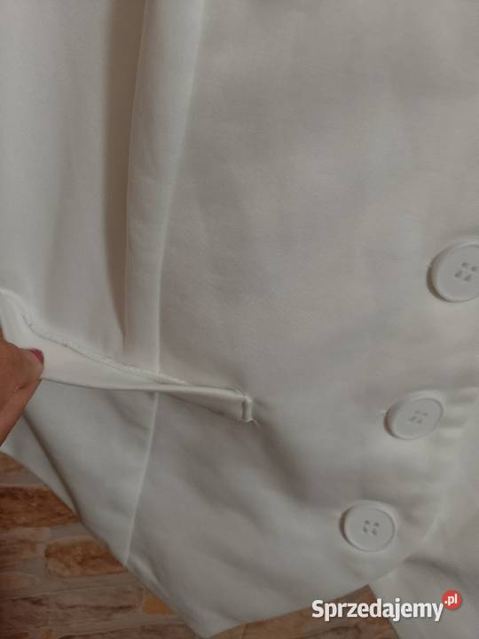 3XL46 Shein Ekskluzywna biała kamizelka Kraków