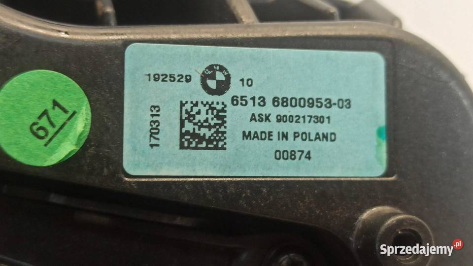 BMW 7 G11 GŁOŚNIK NISKOTONOWY LEWY 6800953 osobowe