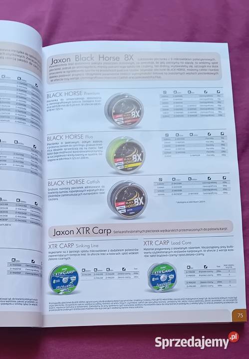 Katalog sprzętu wędkarskiego Jaxon 2025 r Koźminek