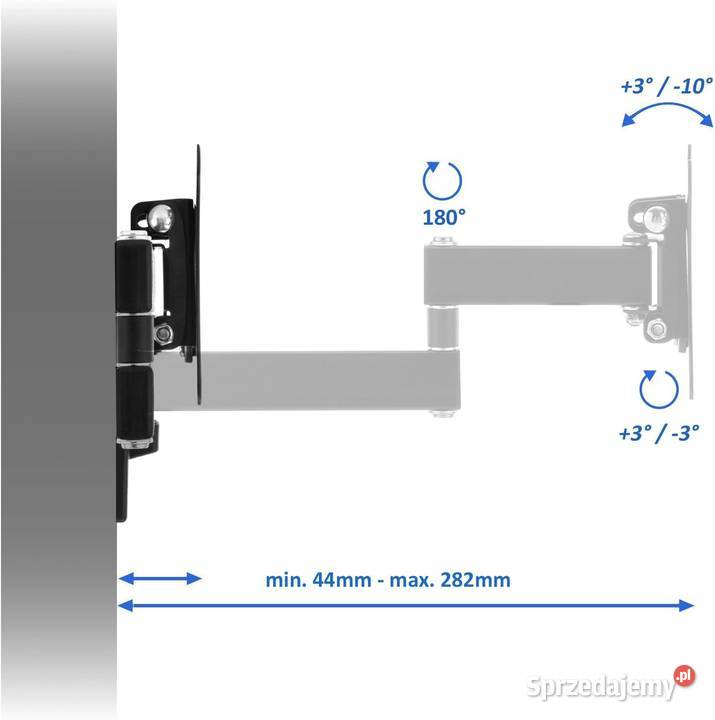 DeleyCON Universal Uchwyt Naścienny TV Monitor Legnica