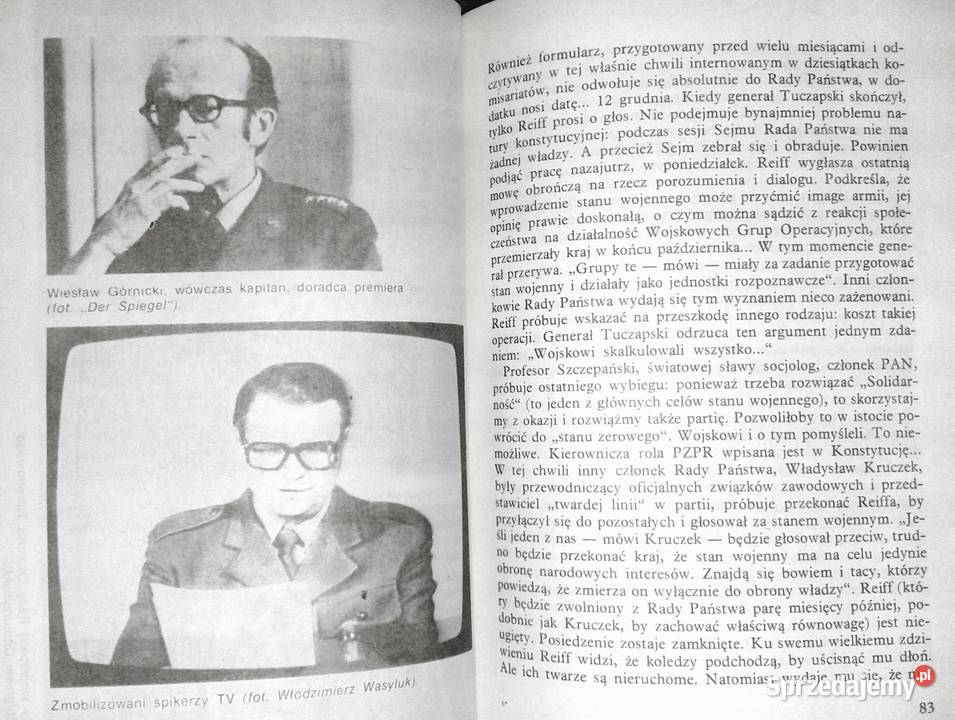 Noc generała Gabriel Meretik 13 grudzień 1981r miękka Książki i Podręczniki