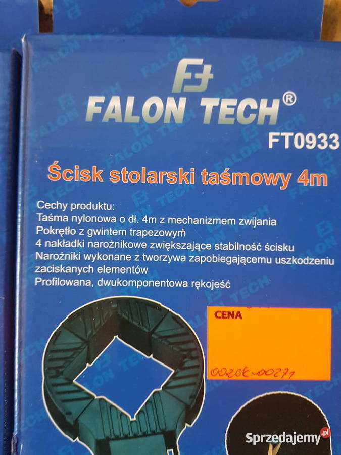 Ścisk stolarski taśmowy 4m PROFI FALONTECH Głogowa