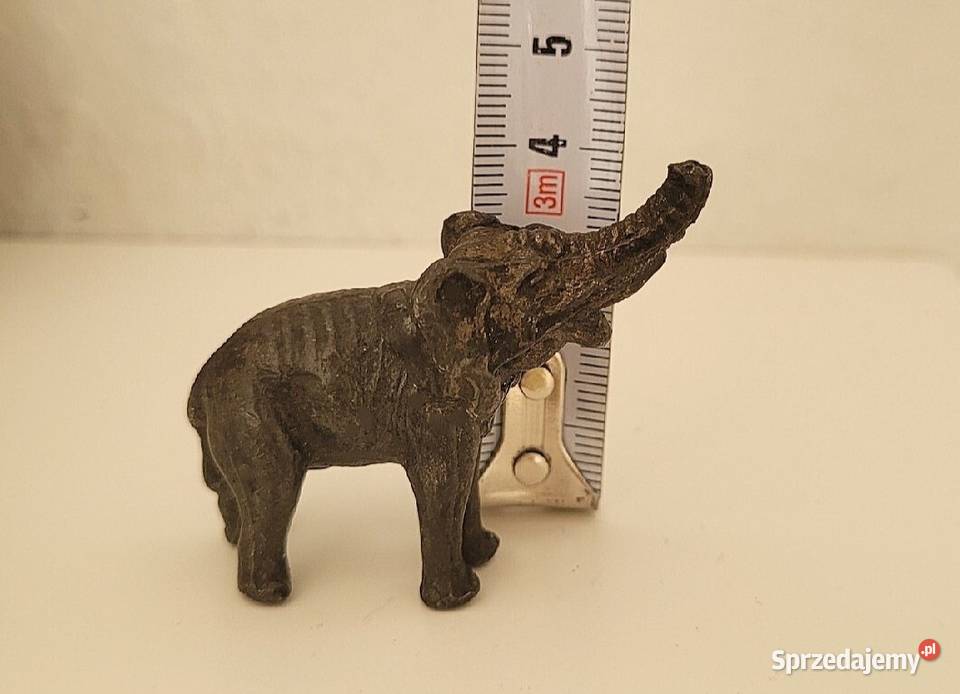 Słonik na szczęście mała przedwojenna figurka Chełmno sprzedam