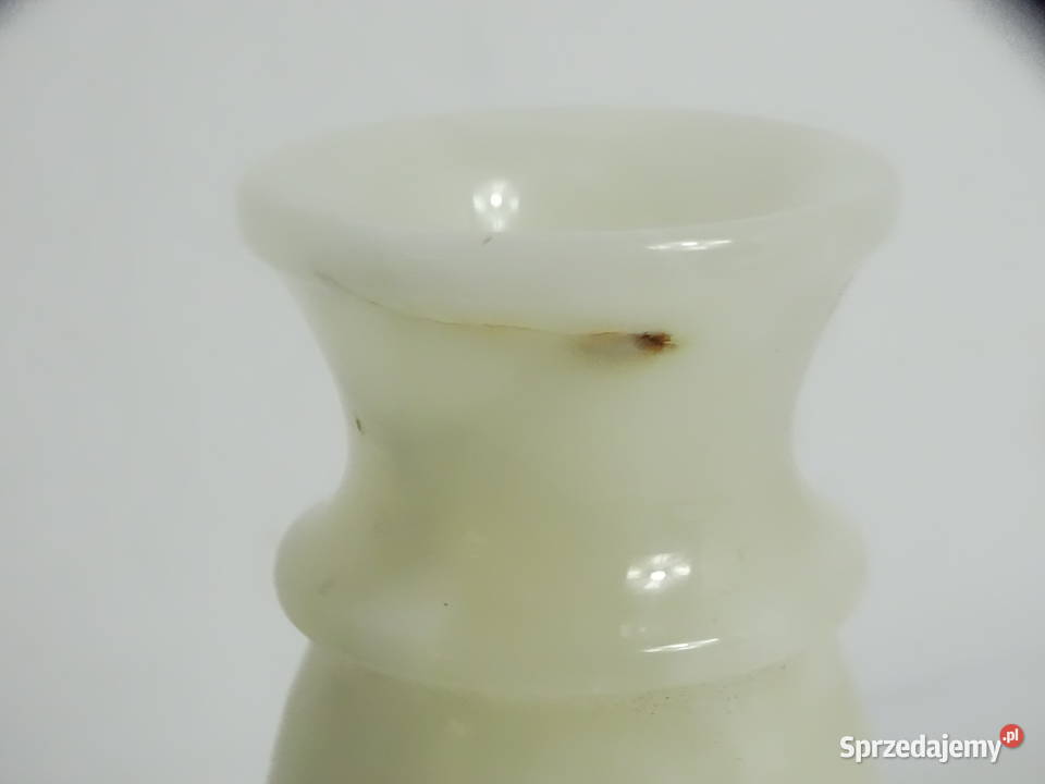 Elegancki wazon z naturalnego onyksu 20 Vintage Biłgoraj sprzedam
