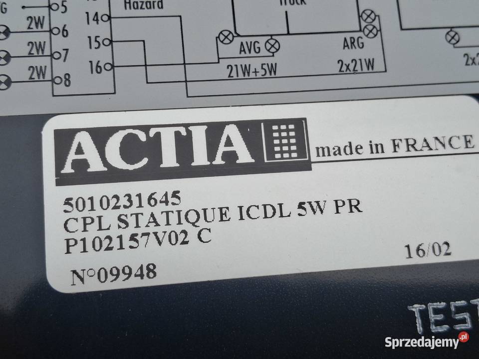 RENAULT MAGNUM PREMIUM MIDLUM STEROWNIK Bieleń