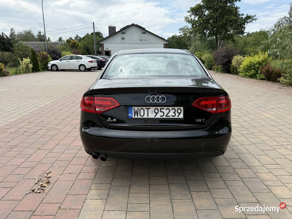 Audi A4 18 turbo sedan czarny Mińsk Mazowiecki