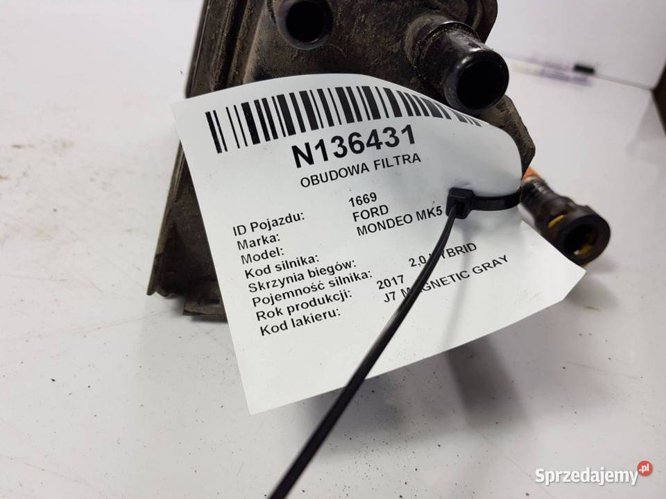 OBUDOWA FILTRA PALIWA AG139D653BC MONDEO MK5 Lipno