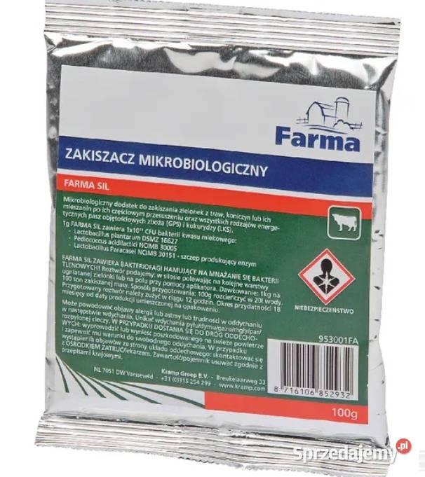 Zakiszacz trawa zboże kukurydza koniczyna Farma