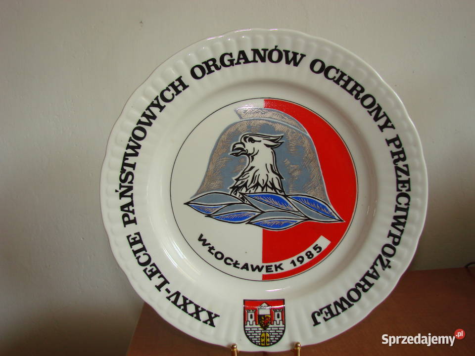 XXXV lat POOP Włocławek talerz okolicznościowy Pruszcz Gdański