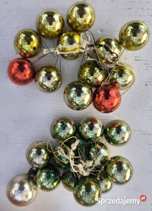 stare bombki szklane Radomsko