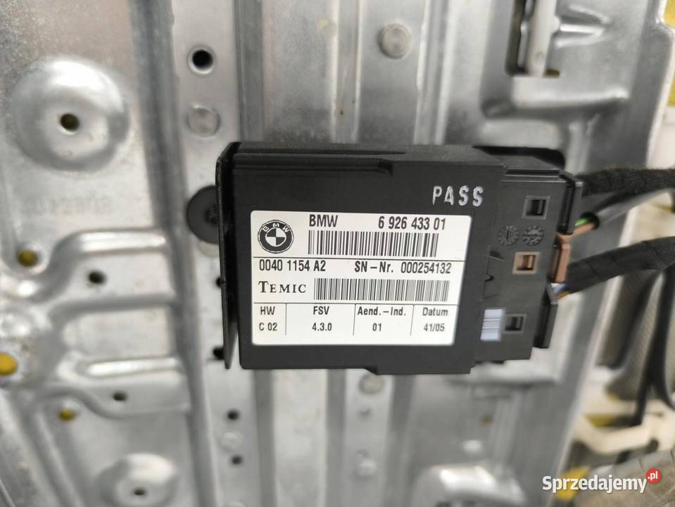 FOTEL KIEROWCY LEWY PRZÓD BMW E90 20B