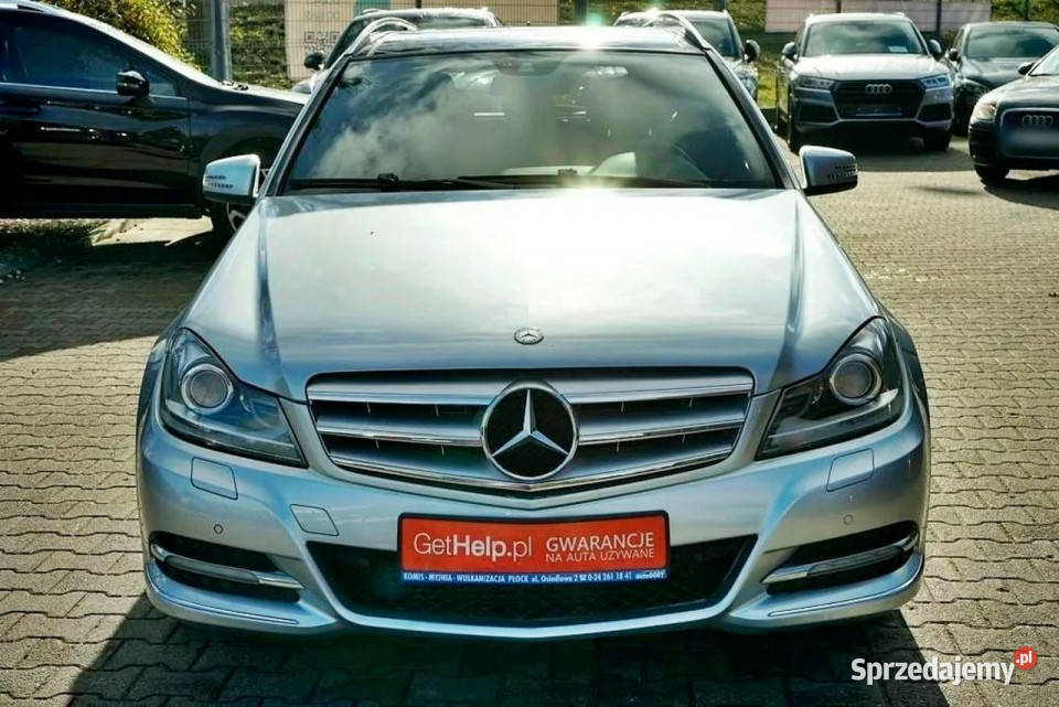 Mercedes C 200 22CDI Xenon NAVI skóra 2013r C przyciemniane szyby mazowieckie Płock