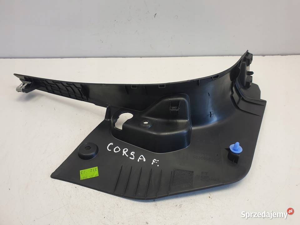 Opel Corsa F LEWA TYLNA LISTWA SŁUPKA osłona tył osobowe Rudka
