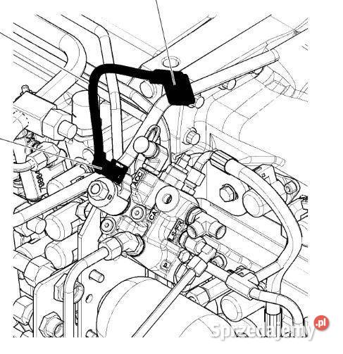 Claas Arion 550520 650620 kabel wiązka Części i osprzęt rolniczy Jastrzębniki