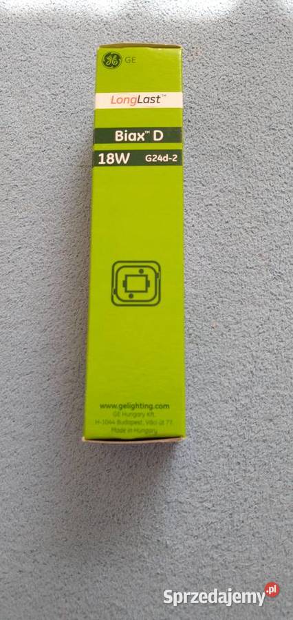 Energooszczędna świetlówka GE Biax D Nowa biały Kalisz