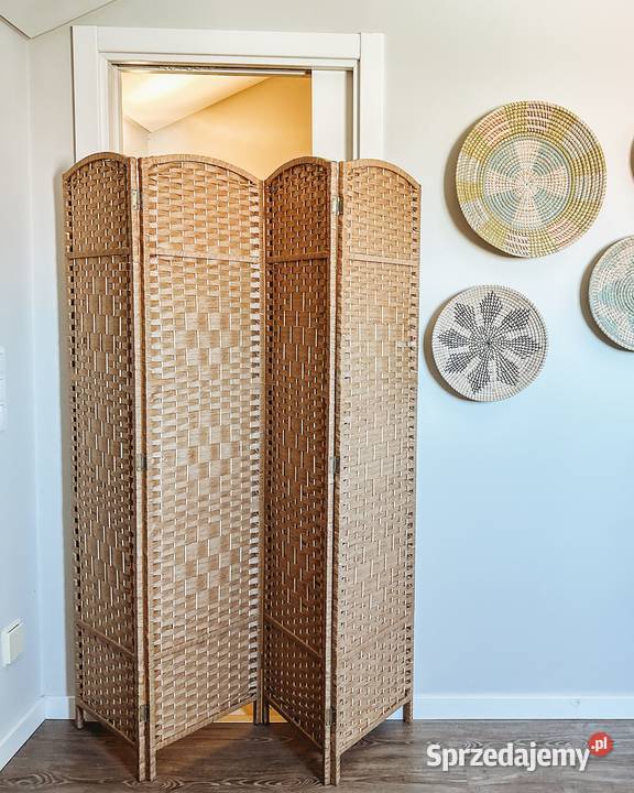 4panelowy parawan pokojowy Naturalny 163 170 dolnośląskie Świdnica