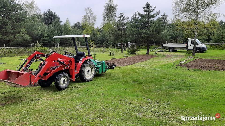 Zakładanie trawnika glebogryzarka separacyjna Piotrków Trybunalski