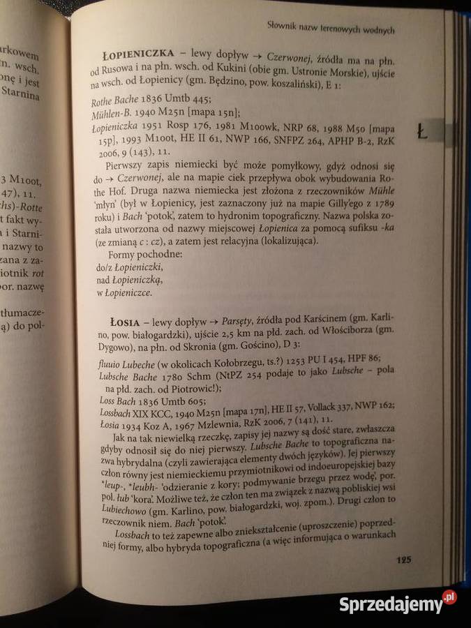 2761 Nazwy Terenowe Lądowe I Wodne Powiatu Szczecin