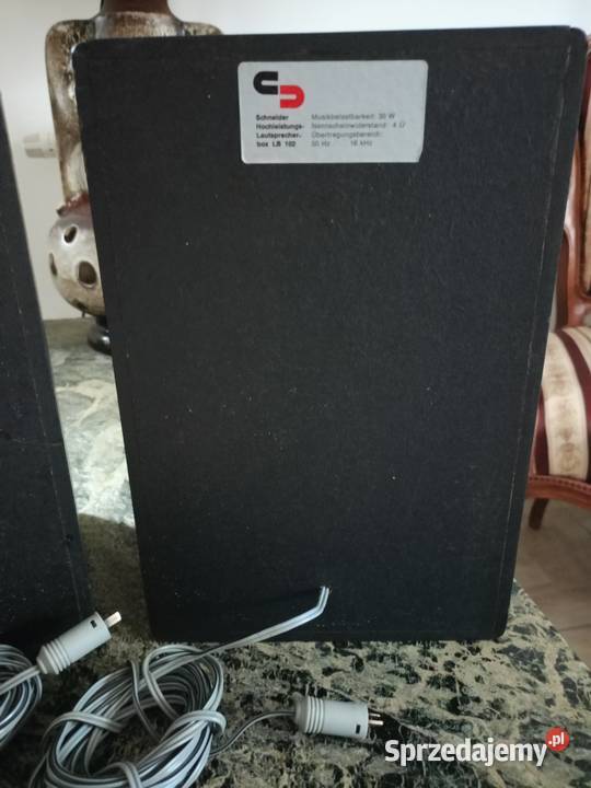 Zabytkowe Kolumny 4 Ohm Schneider Box LB 102 Drawski Młyn