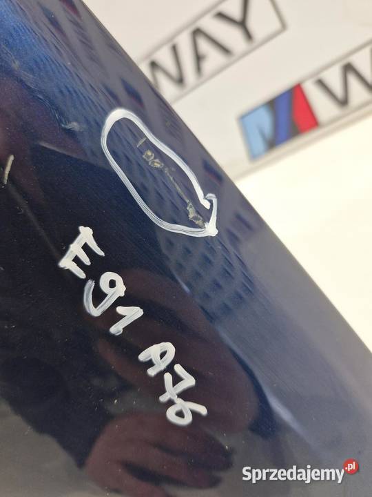 BMW 3 E90 E91 BŁOTNIK LEWY PRZÓD A76 TIEFSEEBLAU osobowe sprzedam