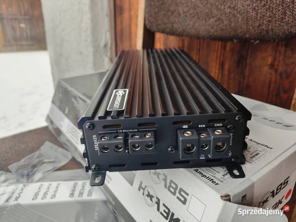 Wzmacniacz samochodowy 1 kanałowy monoblok Ilość kanałów 1 Wzmacniacze śląskie sprzedam
