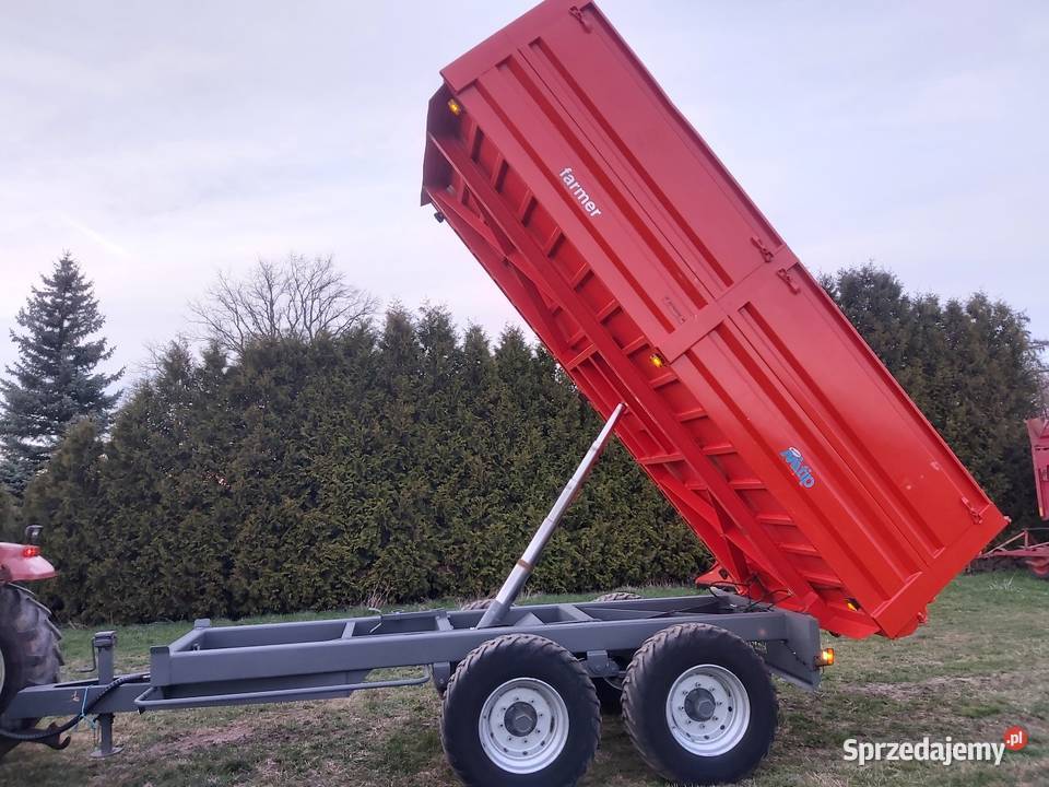 Przyczepa wywrotka tandem Kimadan Farmer 14 Jabłonowo Pomorskie sprzedam