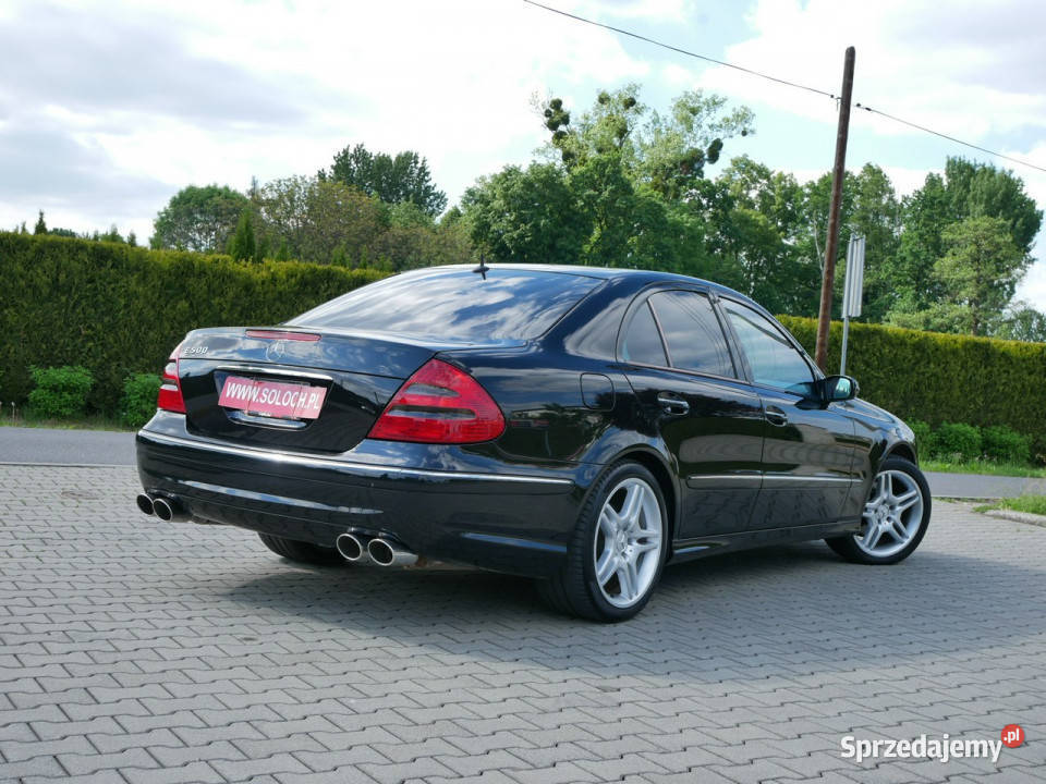 Mercedes E 500 50 V8 306 Gaz LPG Avantgarde AMG elektrochrom. lusterko wst. Mercedes-Benz Goczałkowice-Zdrój