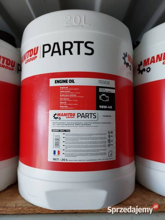 Olej Silnikowy MANITOU 15W40 PREMIUM 20L Suchowola