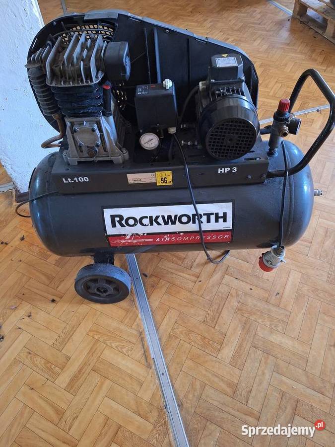 Kompresor tłokowy sprężarka Rockworth 100l Rawa Mazowiecka