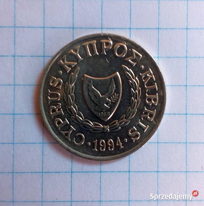 5 CENTÓW 1994 CYPR Piszczac sprzedam