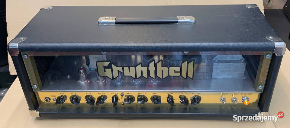 GRUNTHELL 50W Unikatowy lampowy wzmacniacz mikserym nagłośnienie