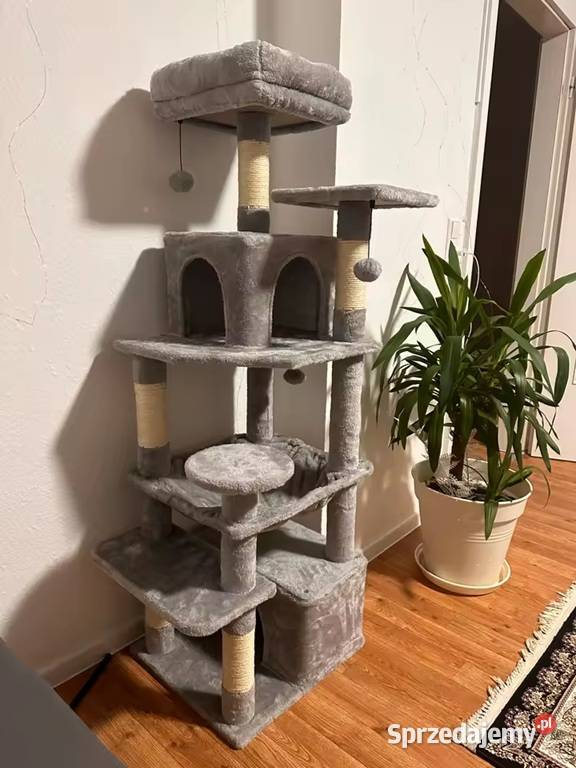 Drapak kota Wieża Słupek i Legowisko Nowy mazowieckie