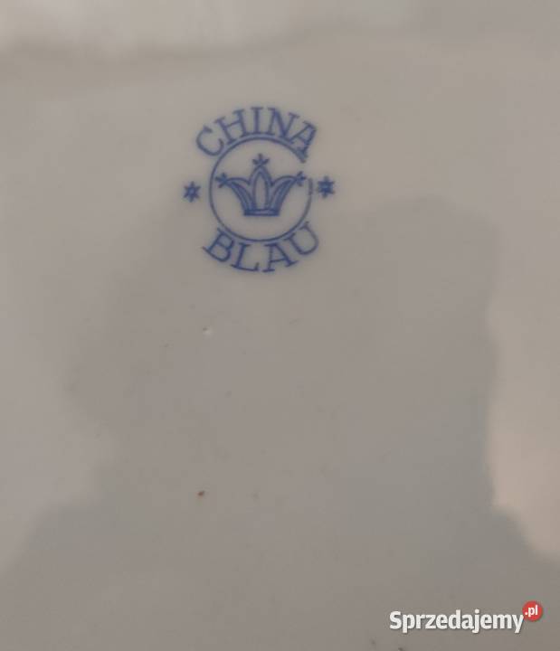CHINA BLAU duża patera z uchwytami 265 x 35 Pabianice