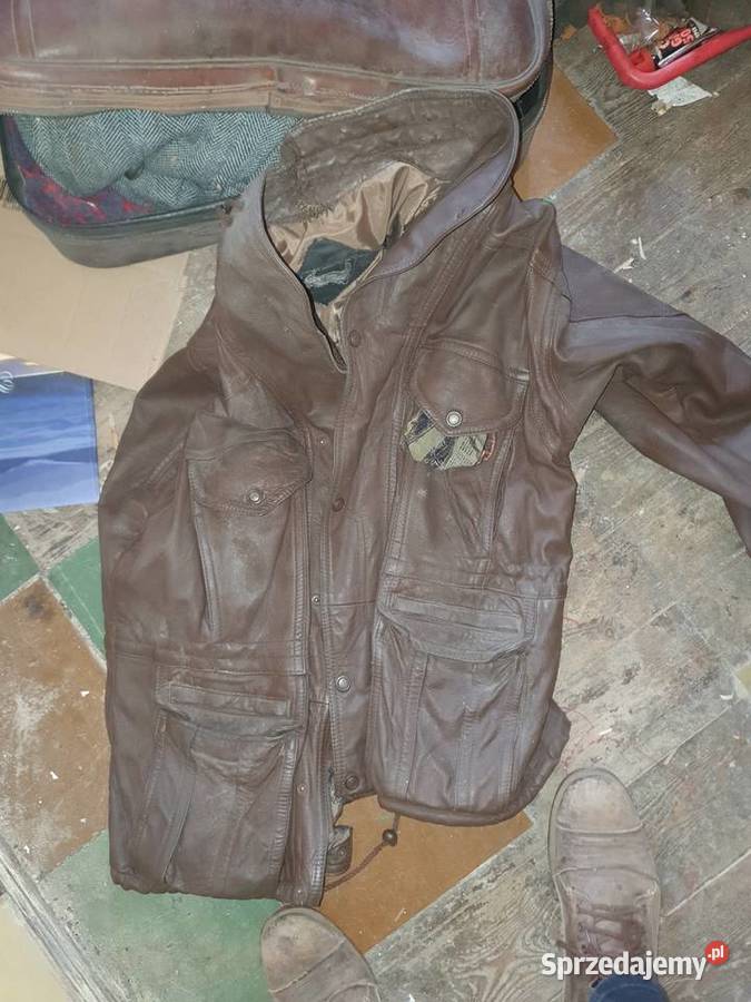Kurtka skórzana vintage styl pilotka Top Gun sprzedam
