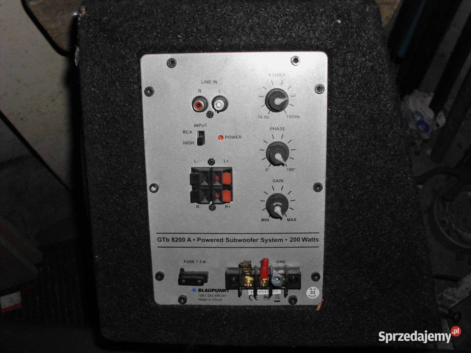 Blaupunkt Subwoofer skrzynia aktywna z