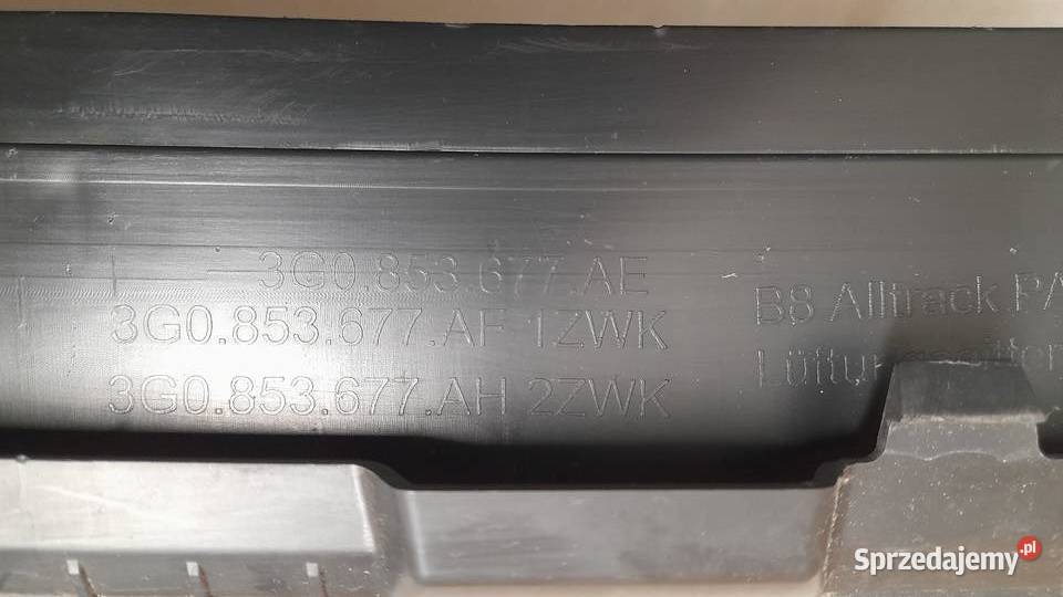 KRATKA ŚRODKOWA ZDERZAKA VW PASSAT B8 ALLTRACK osobowe Atrapy Goleniów