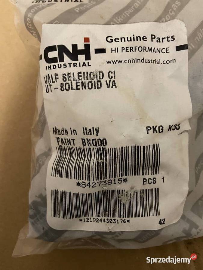 Elektrozawór 84273815 czarny Holland Case maxxum Białystok sprzedam