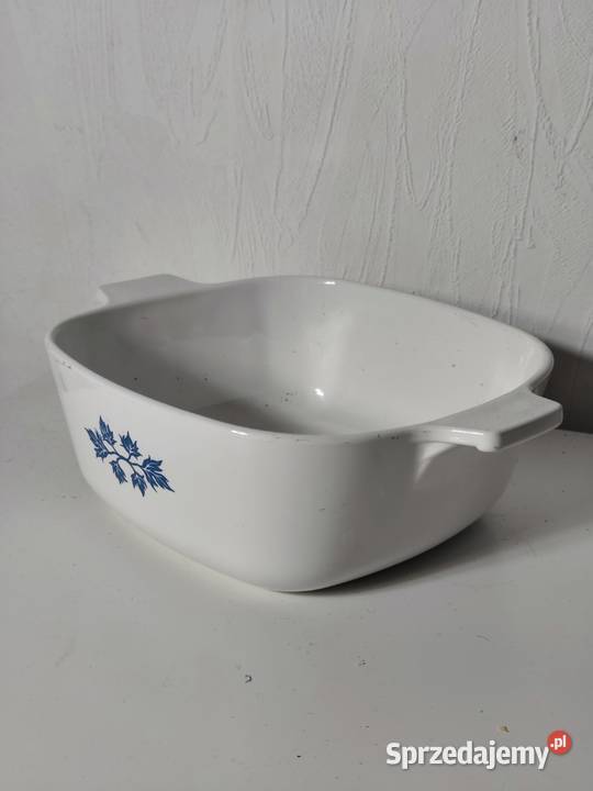 Vintage naczynie żaroodporne PYROFLAM Blue Leaf